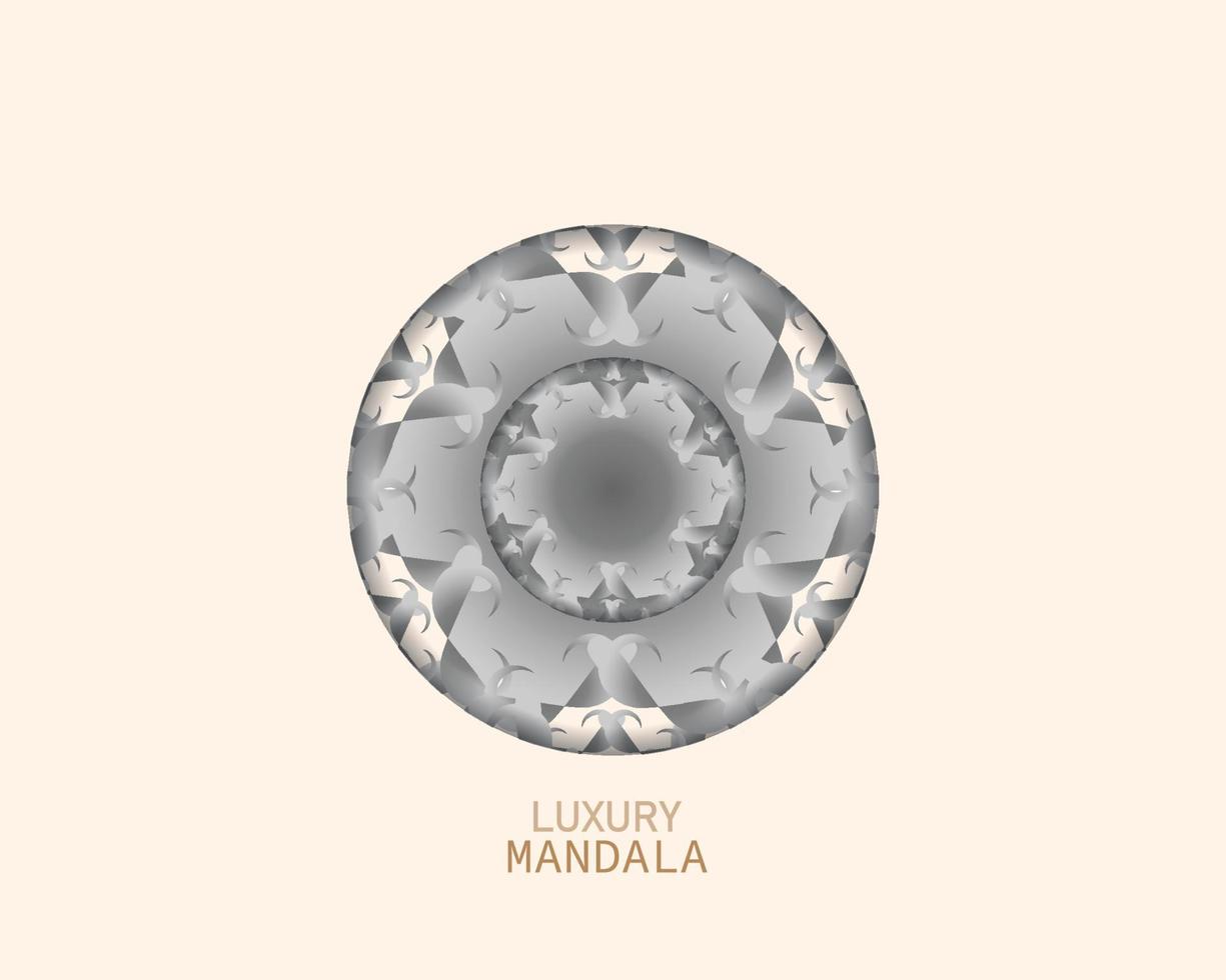 runda abstrakt lyx mandala. logotyp mall design. vektor illustration