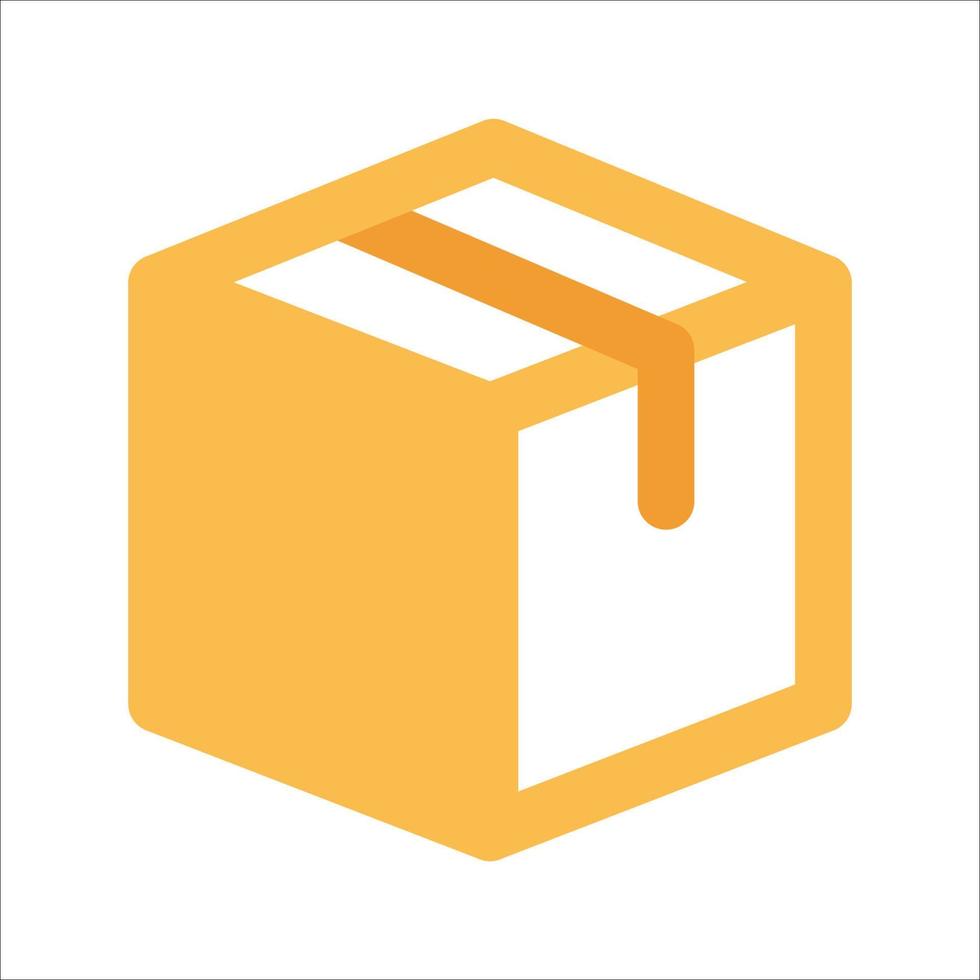 Paketbox-Symbol vektor