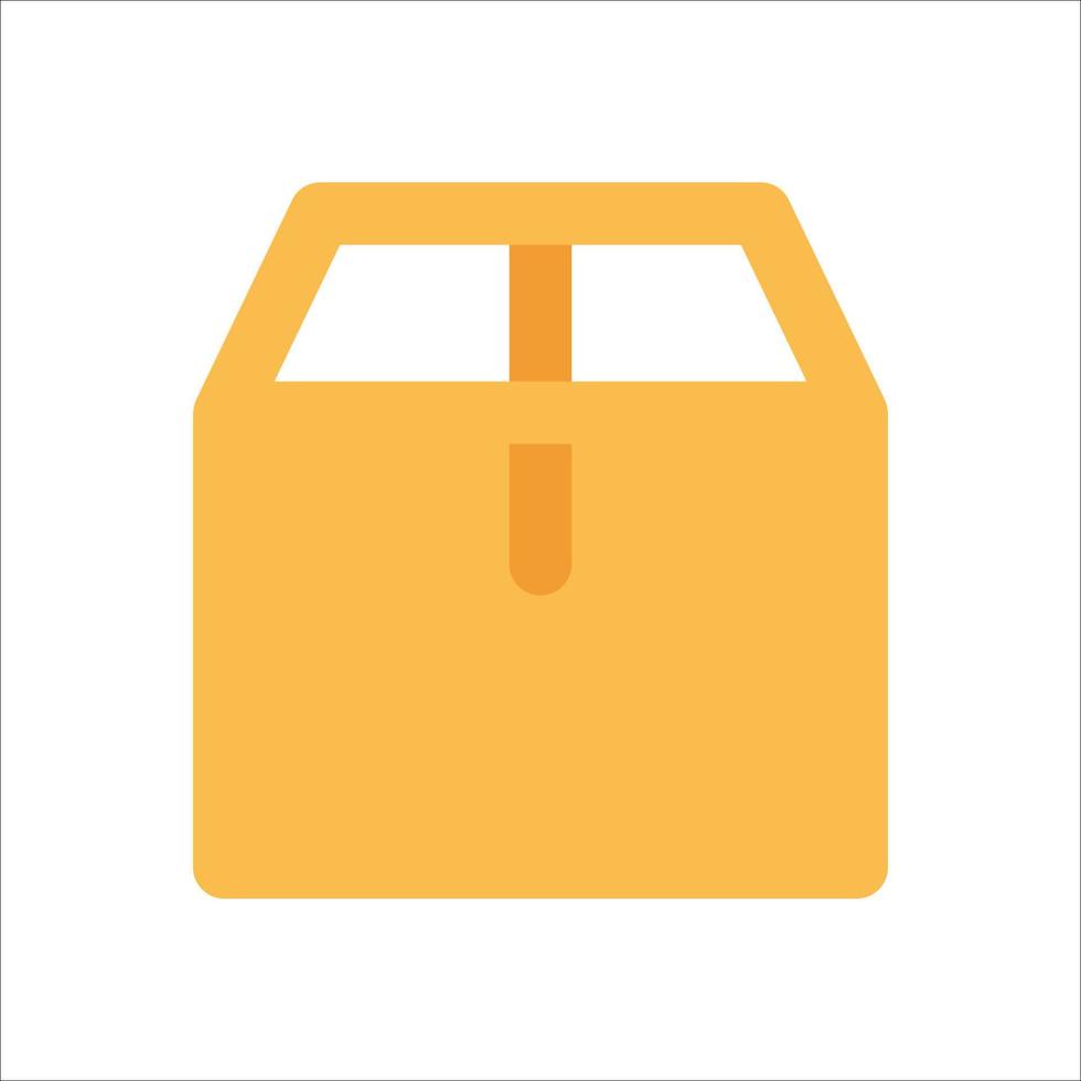 Paketbox-Symbol vektor