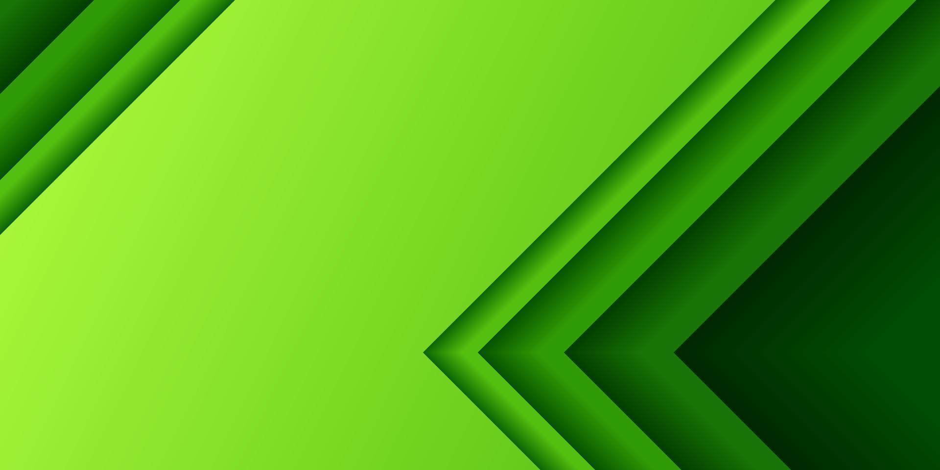 grüner papierschnitt rechtwinkliger farbverlauf abstrakter hintergrund vektor
