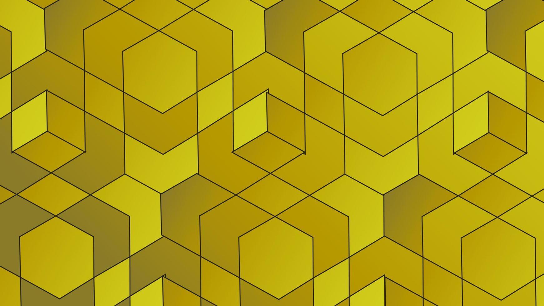 abstrakt gul geometrisk bakgrund. dynamisk former sammansättning. Häftigt bakgrund design för affischer. vektor illustration