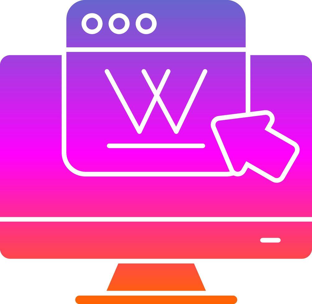 wikipedia vektor ikon design