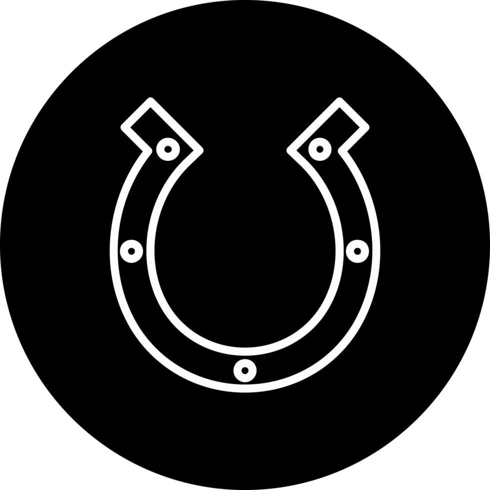 hästsko vektor ikon
