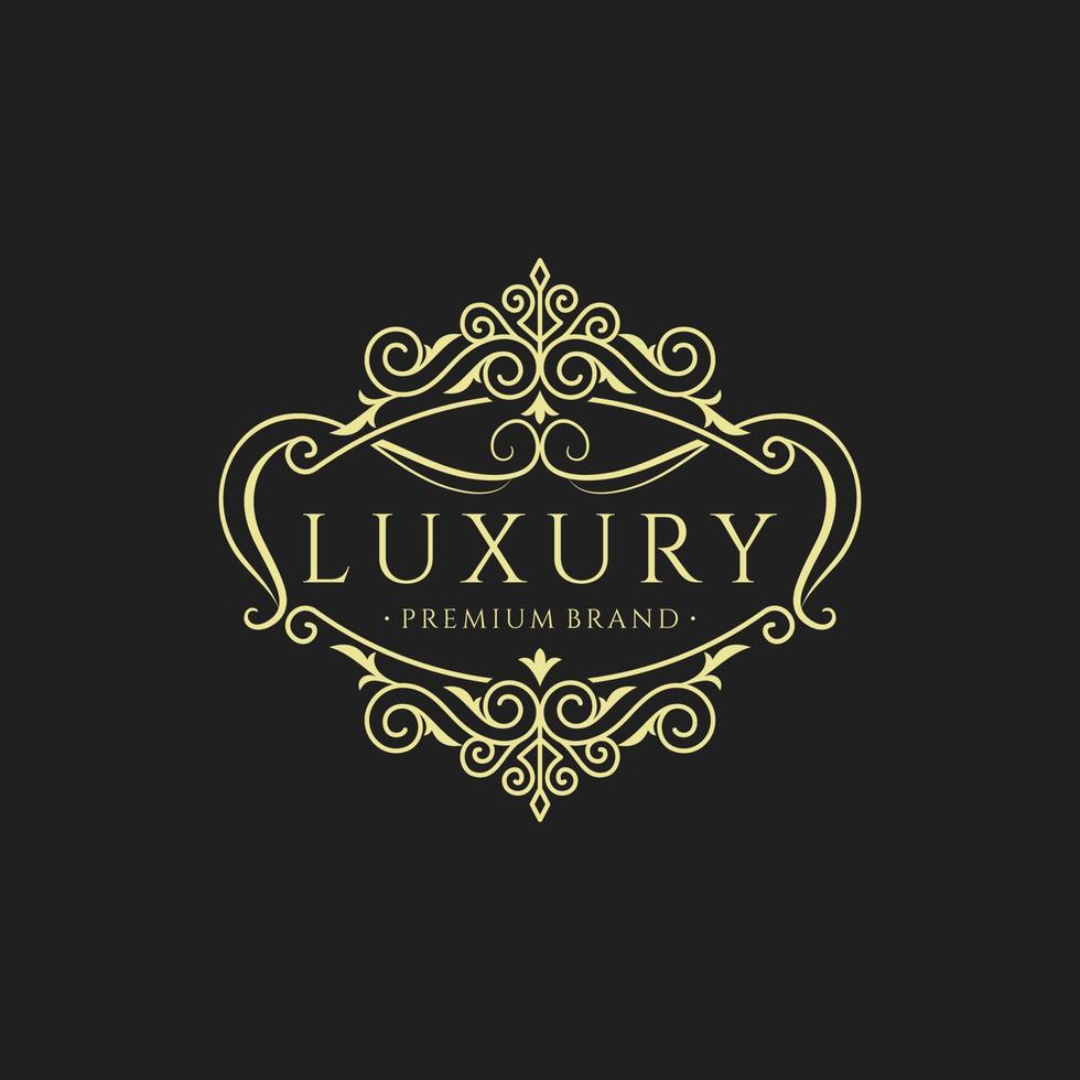 Luxus-Logo-Design vektor