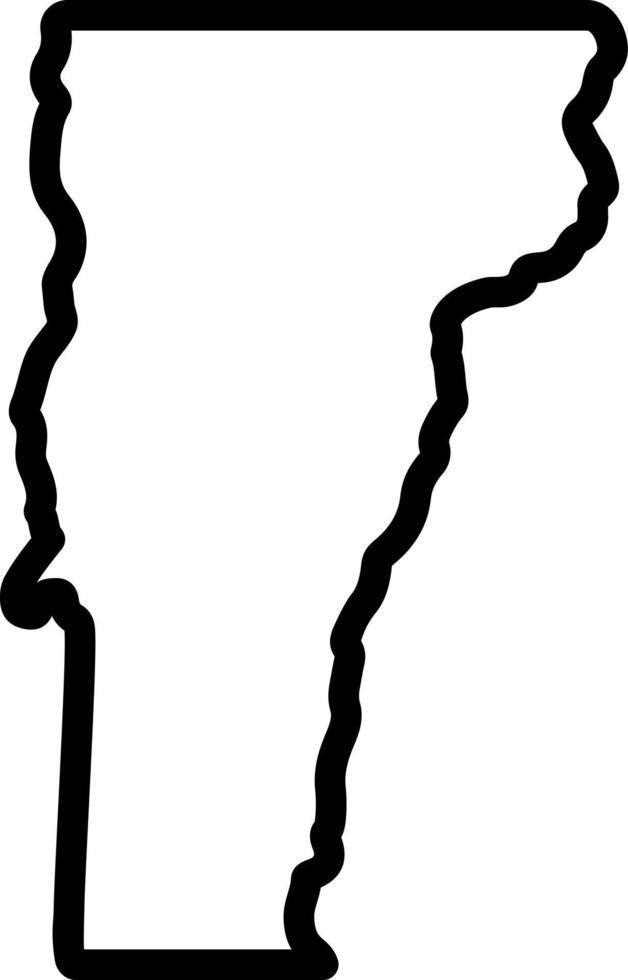Liniensymbol für Vermont vektor