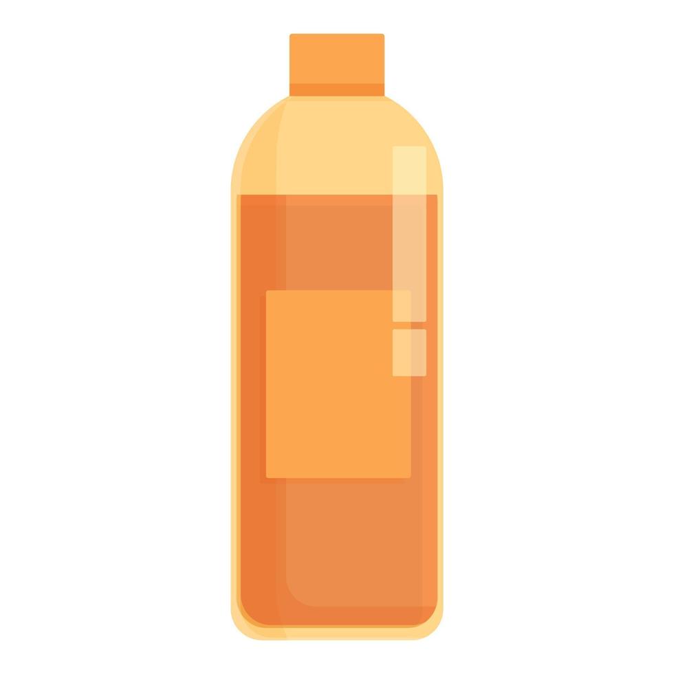 flaska rengöringsmedel ikon tecknad serie vektor. borsta verktyg vektor