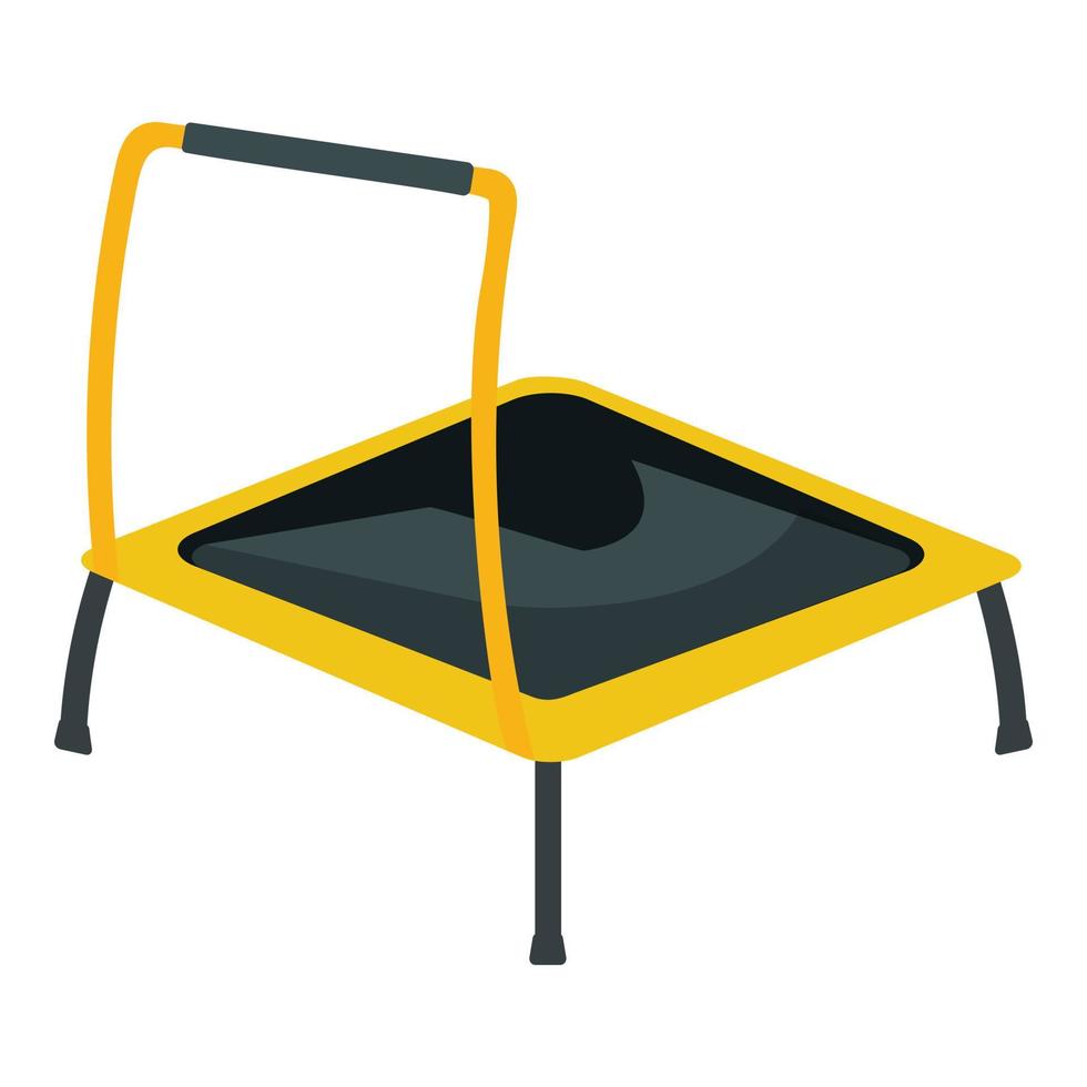 Trampolin-Symbol Cartoon-Vektor. Fitness-Spielplatz vektor