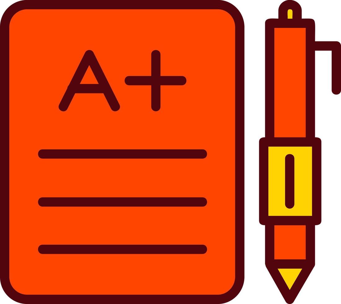 examen vektor ikon