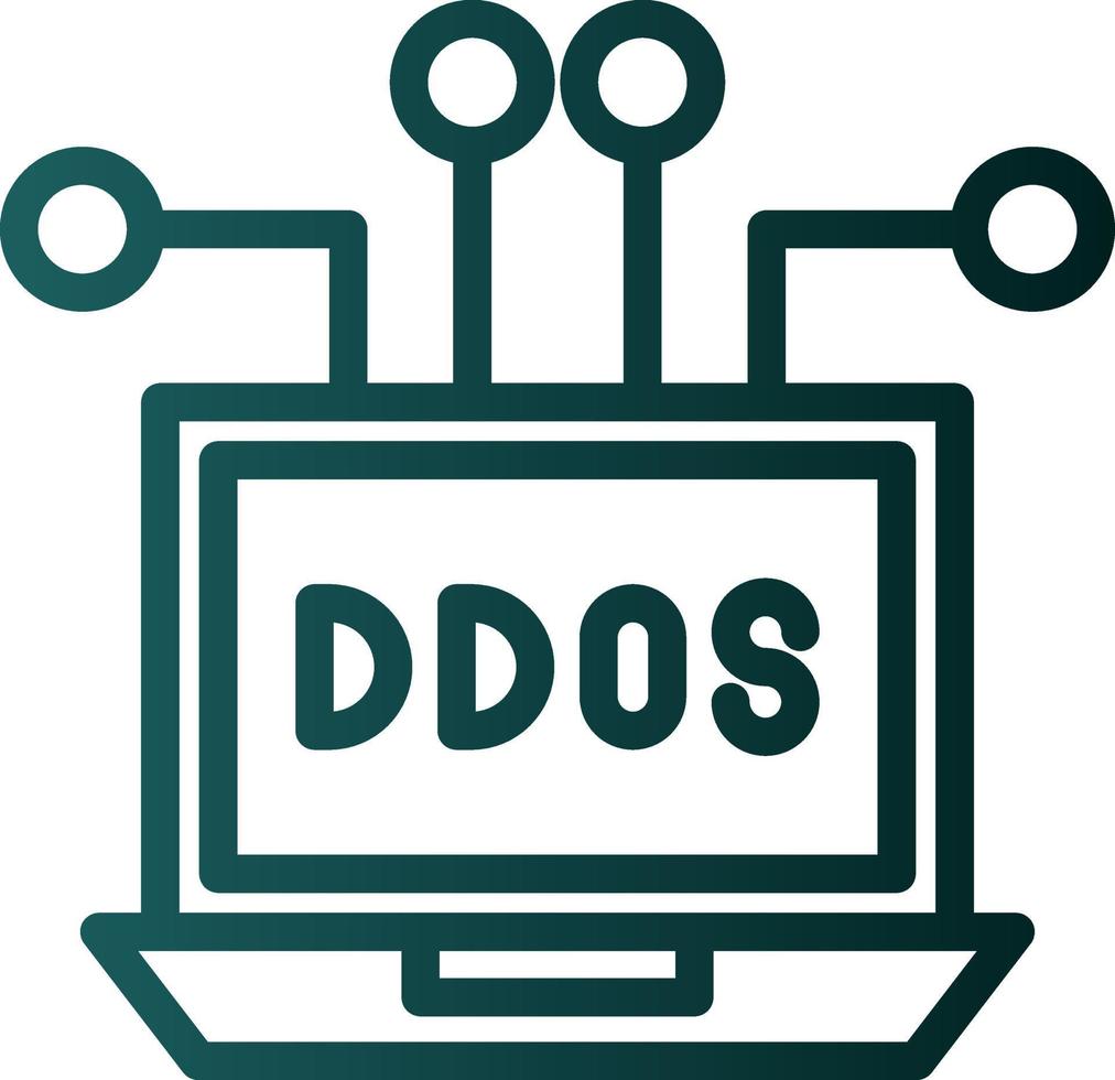 Ddos-Vektor-Icon-Design vektor