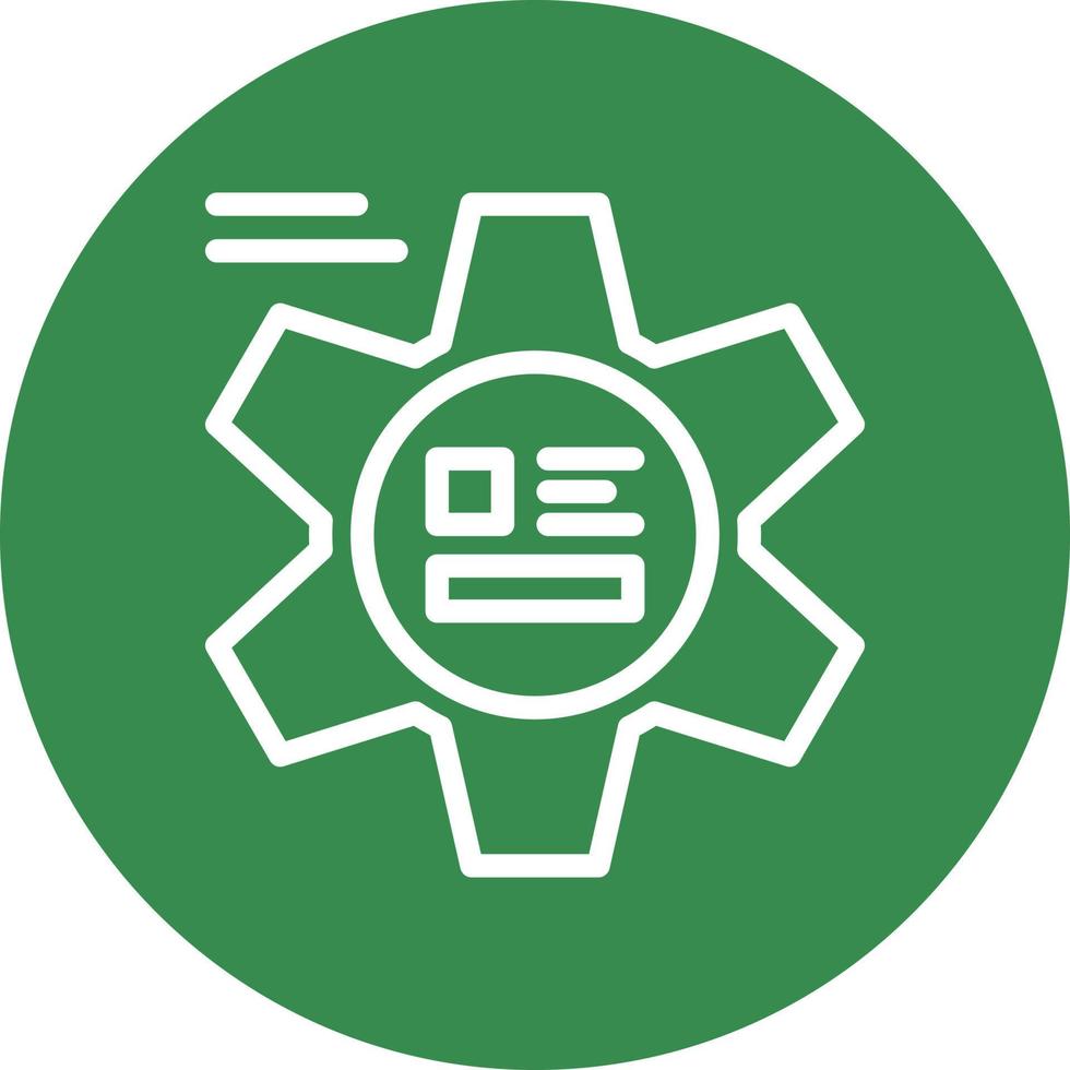 Anzeigenoptimierungs-Vektor-Icon-Design vektor