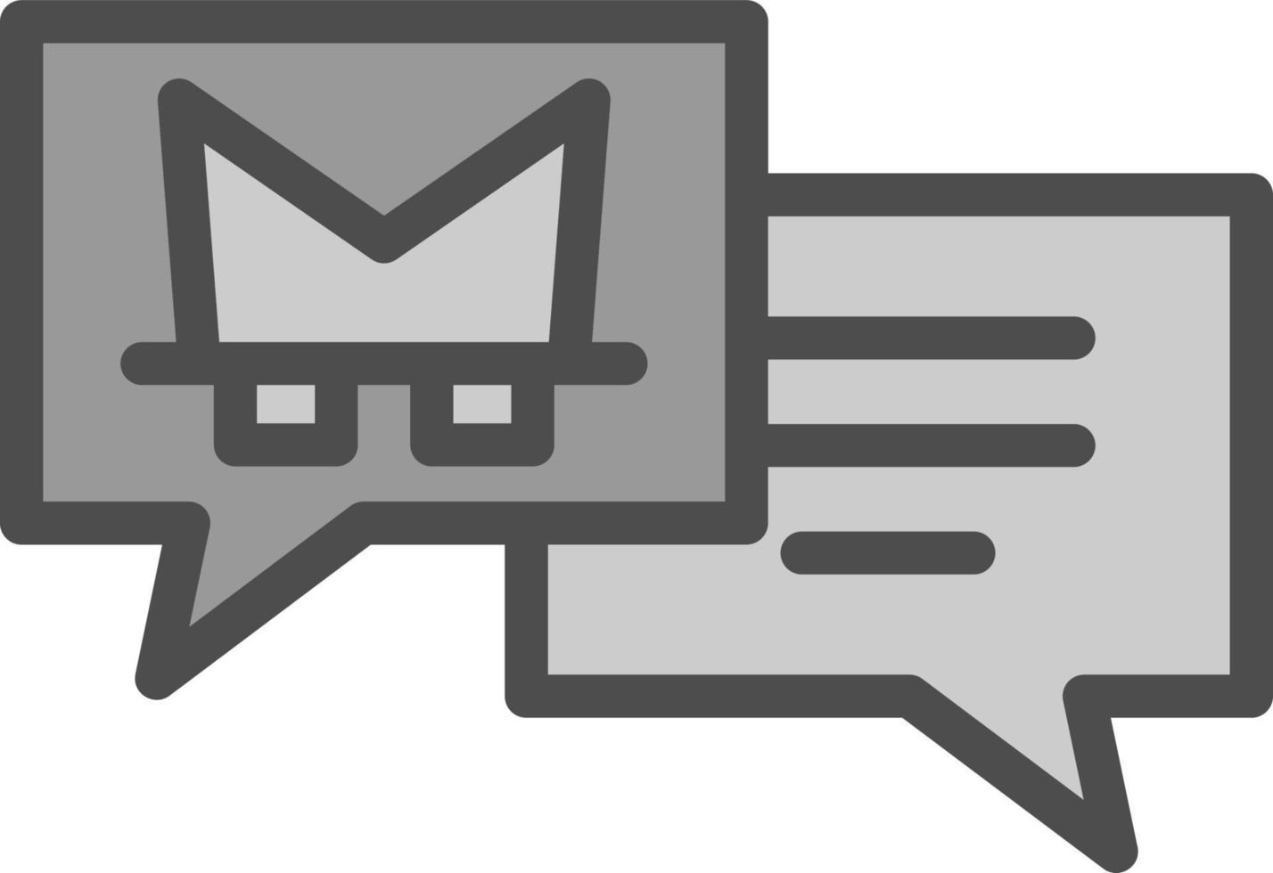 Chat-Spyware-Vektor-Icon-Design vektor