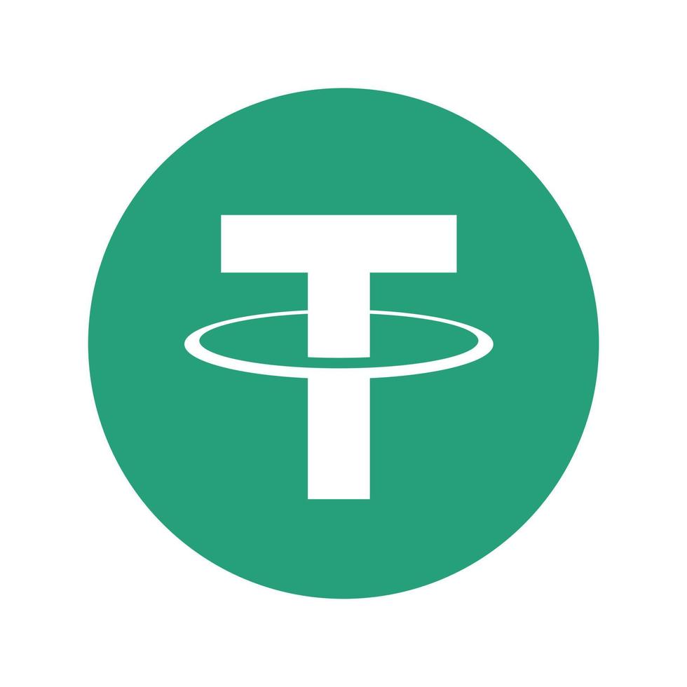 Tether-Symbol, Logo vektor