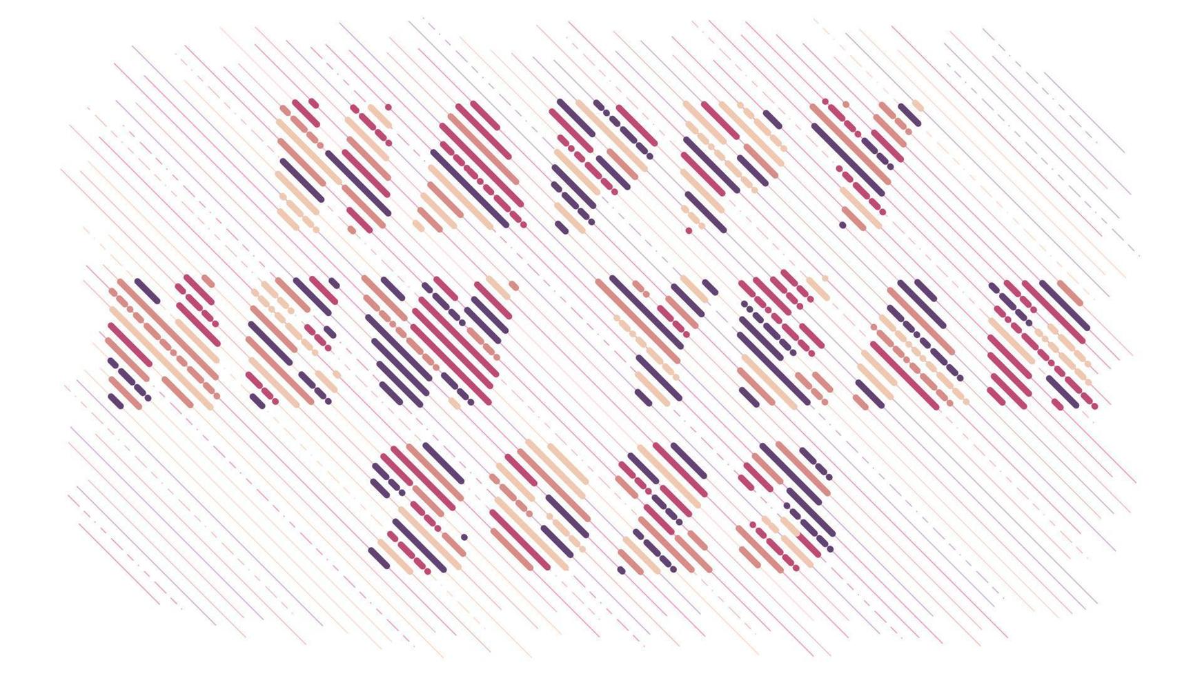 schraffierte Linien wirken sich auf Text frohes neues Jahr, 2023, Vektor abstrakter Hintergrund aus