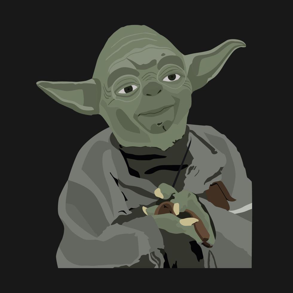 Yoda Starwars vektor