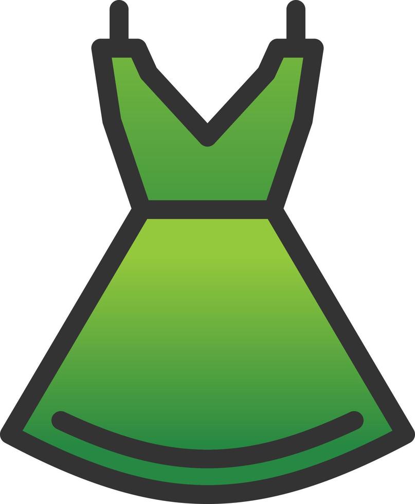 Kleid-Vektor-Icon-Design vektor