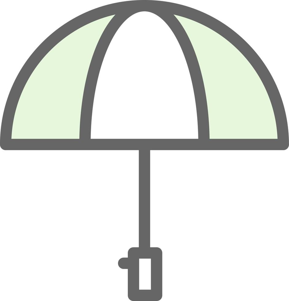 Regenschirm-Vektor-Icon-Design vektor