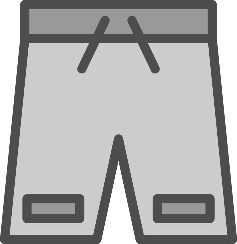 Shorts-Vektor-Icon-Design vektor