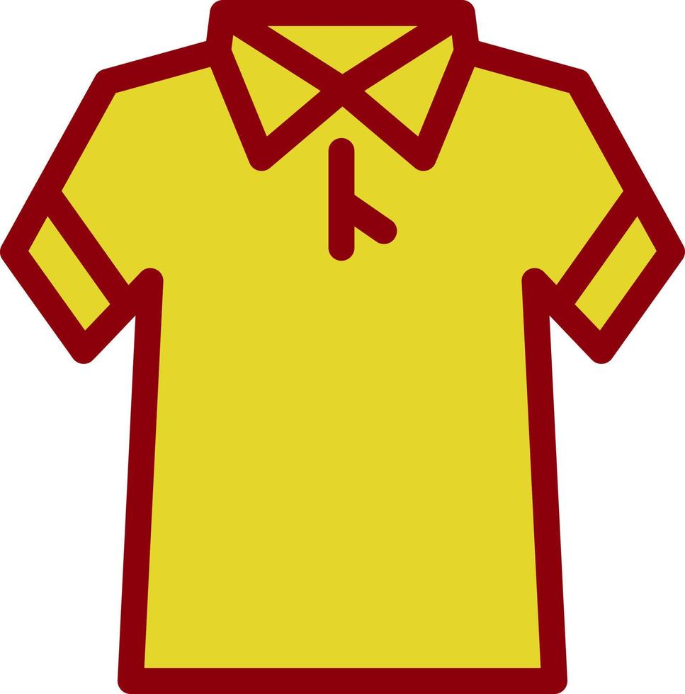 Poloshirt-Vektor-Icon-Design vektor