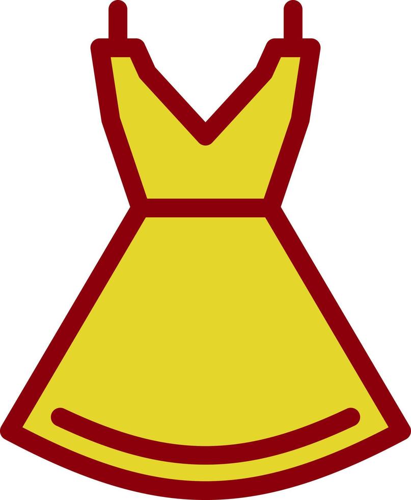 Kleid-Vektor-Icon-Design vektor
