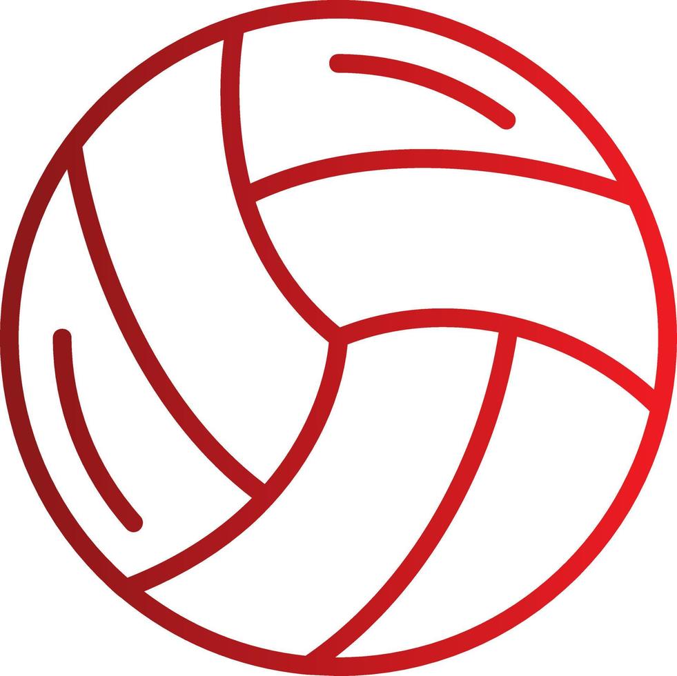 Volleyball-Vektor-Symbol vektor