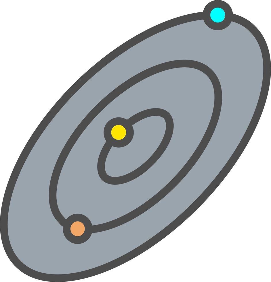 planeter vektor ikon