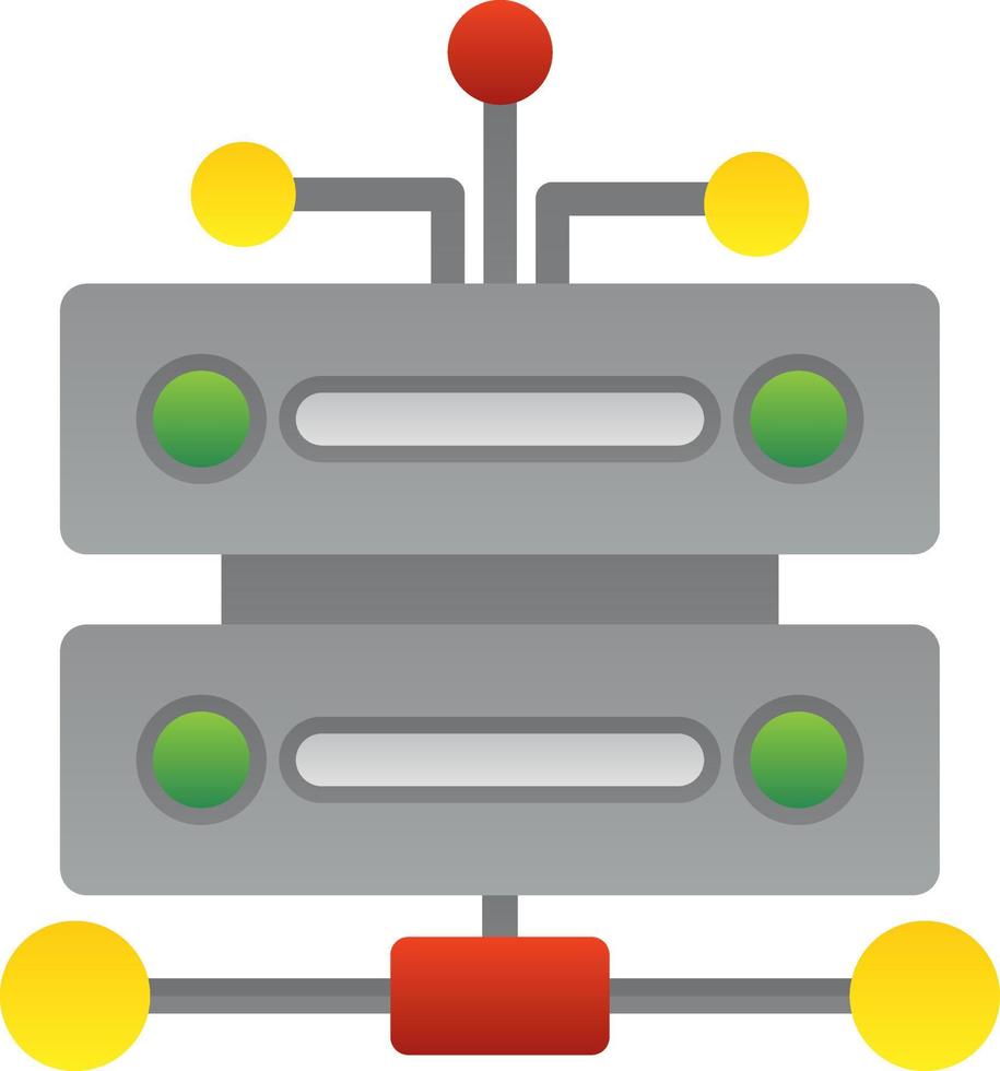 data infrastruktur vektor ikon design