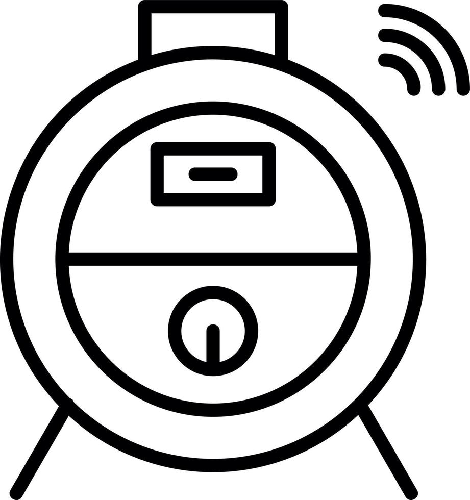 Roboter-Vakuum-Vektor-Icon-Design vektor