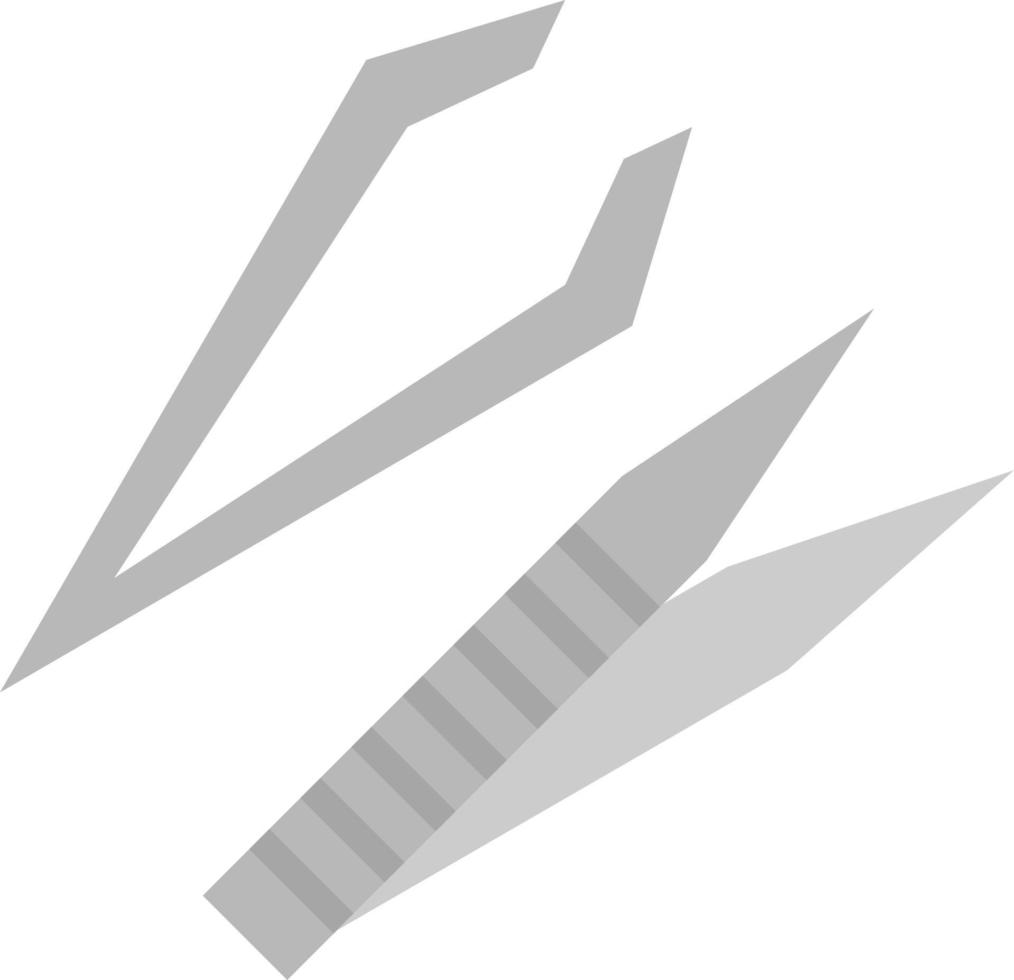 Pinzetten-Vektor-Icon-Design vektor