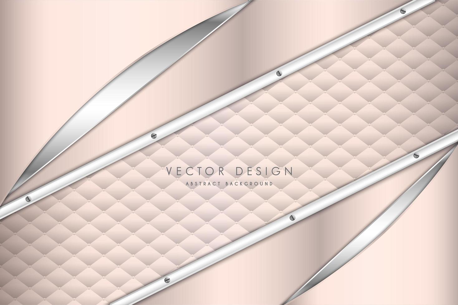 modern rosa och silver metallisk bakgrund vektor