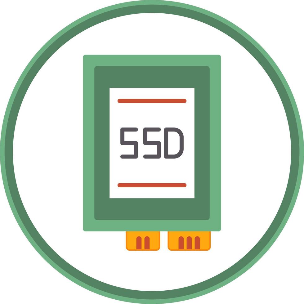 sSD kort vektor ikon design