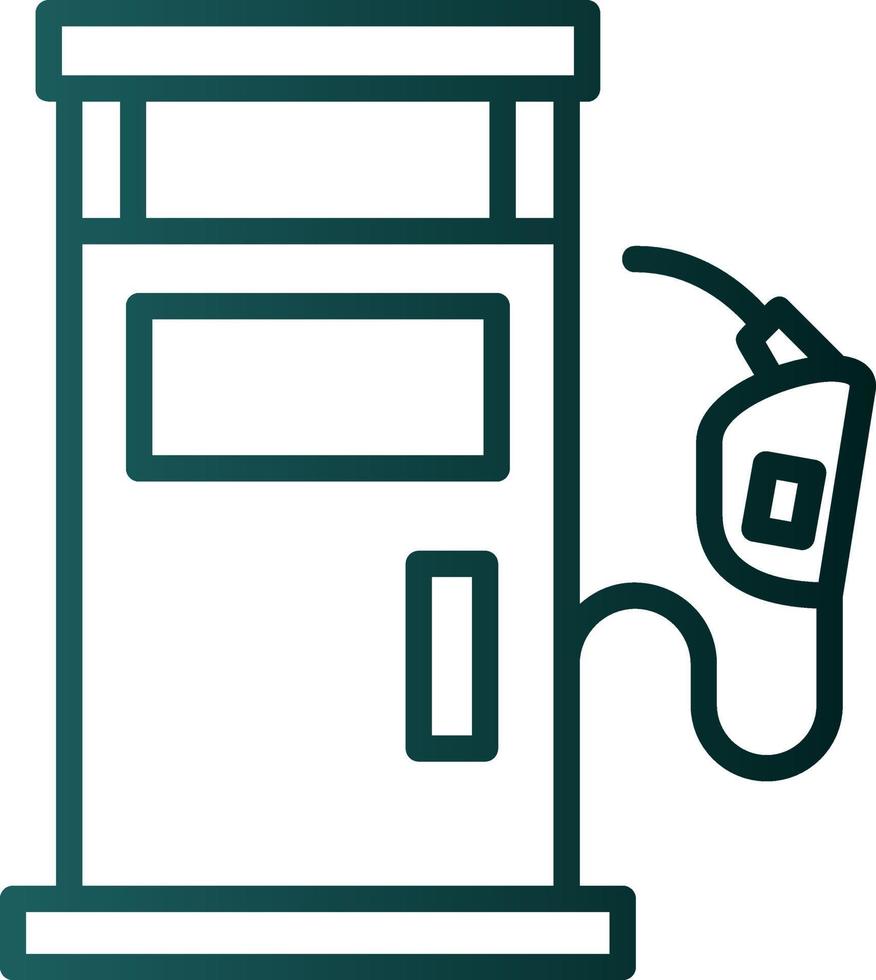 bränsle station vektor ikon design