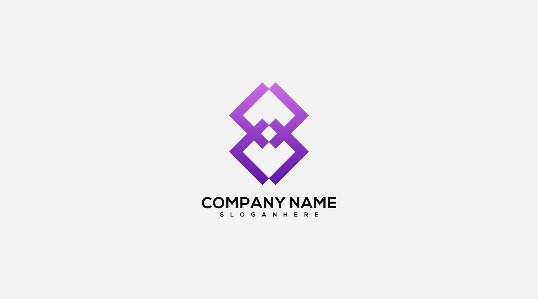 Symbol Logo Firmenname Design Illustration vektor
