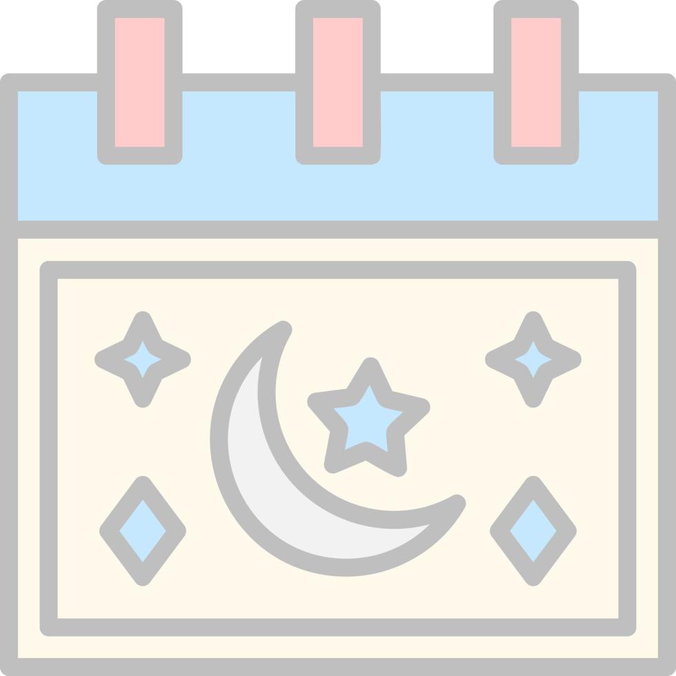 Ramadan-Kalender-Vektor-Icon-Design vektor