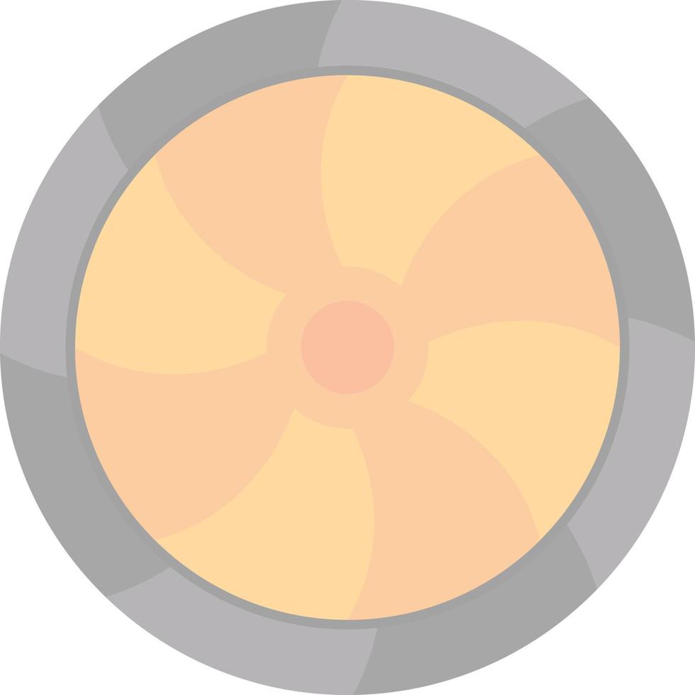 Crossflow-Turbinenvektor-Icon-Design vektor