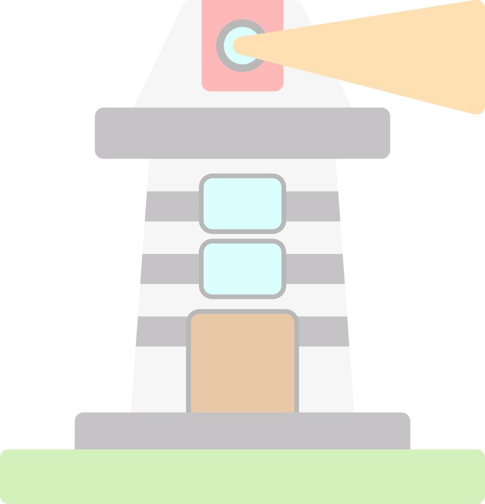 Leuchtturm-Vektor-Icon-Design vektor
