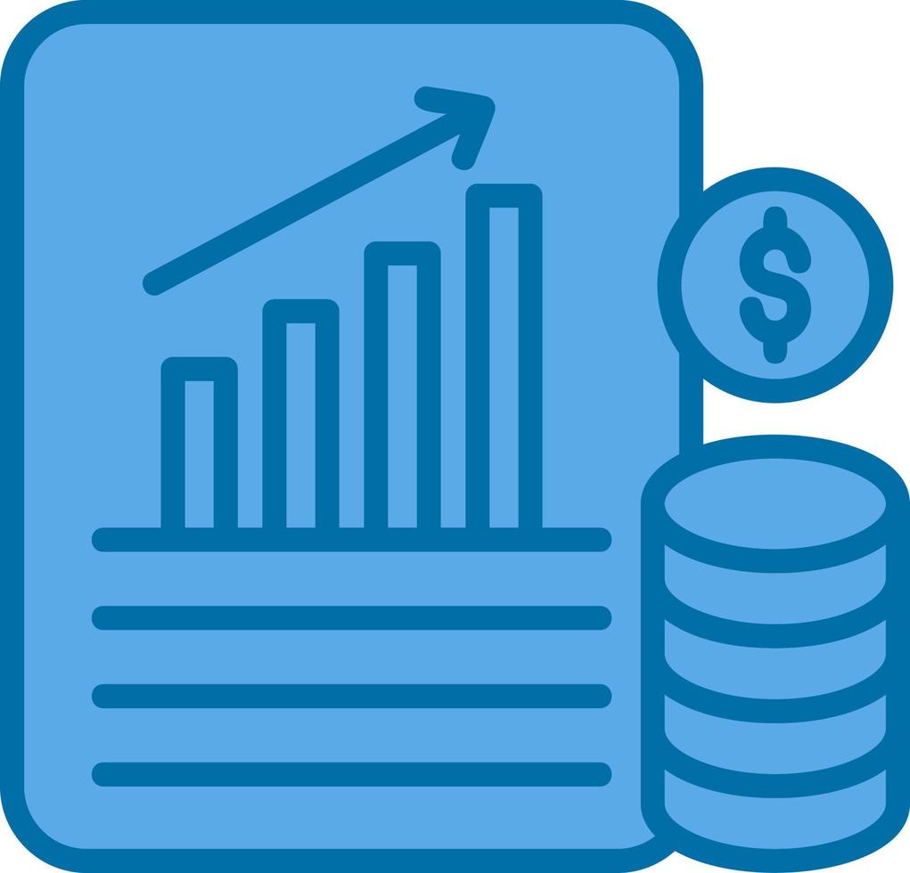 finansiell databas vektor ikon design