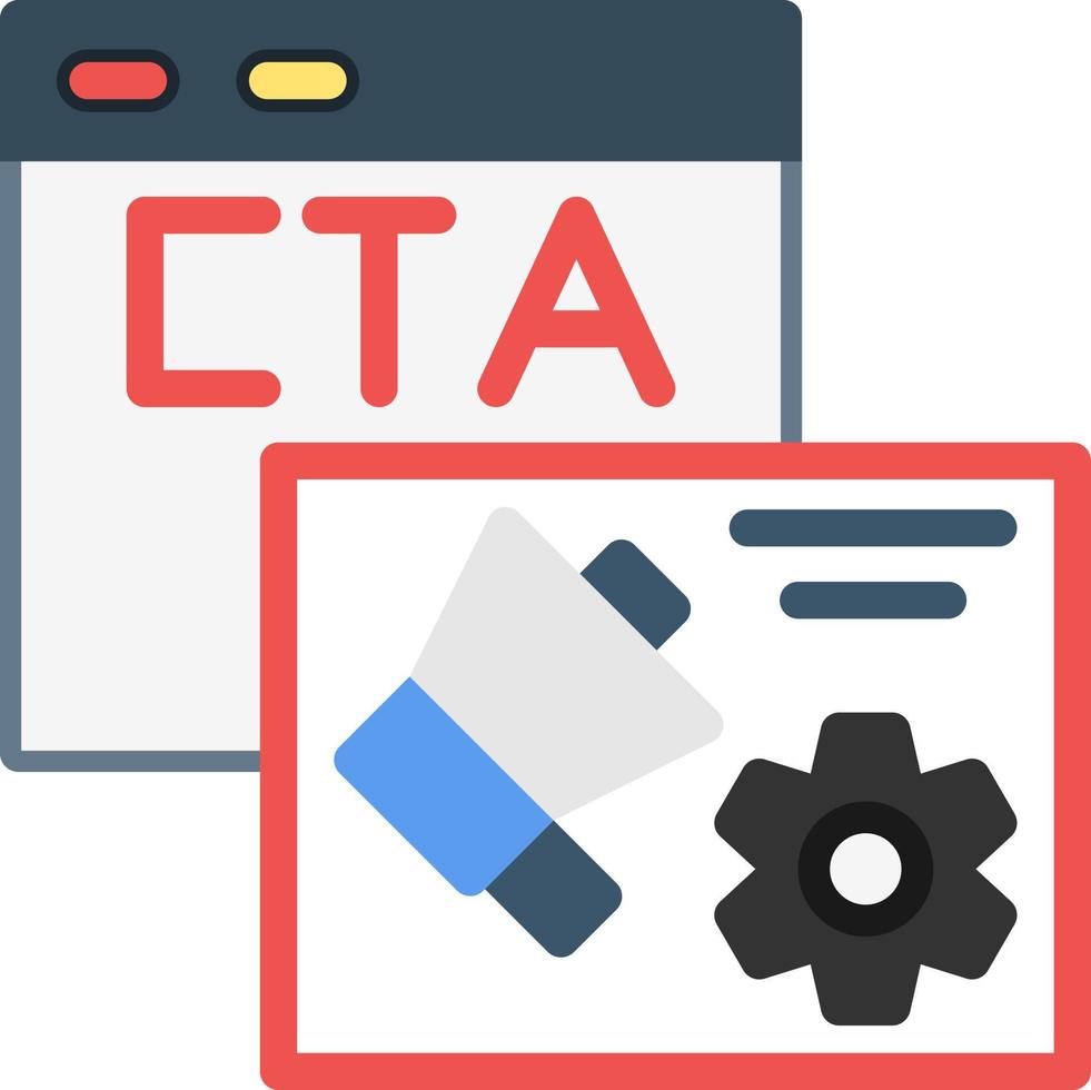 cta-Vektor-Icon-Design vektor