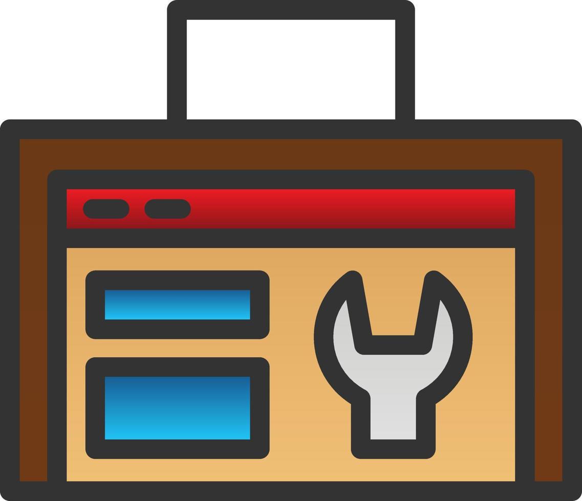 Google Search Console-Vektor-Icon-Design vektor