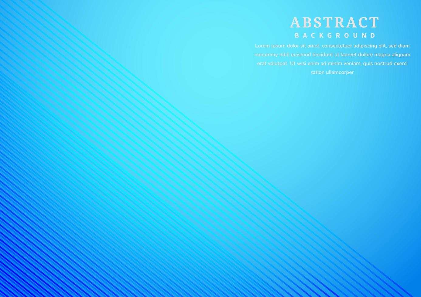 abstrakt blå randig diagonal linjer bakgrund vektor