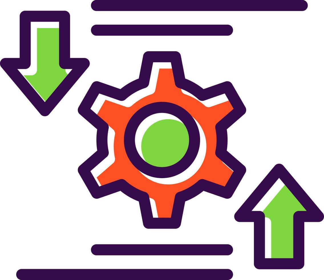 Design von Vektorsymbolen für agile Entwicklung vektor