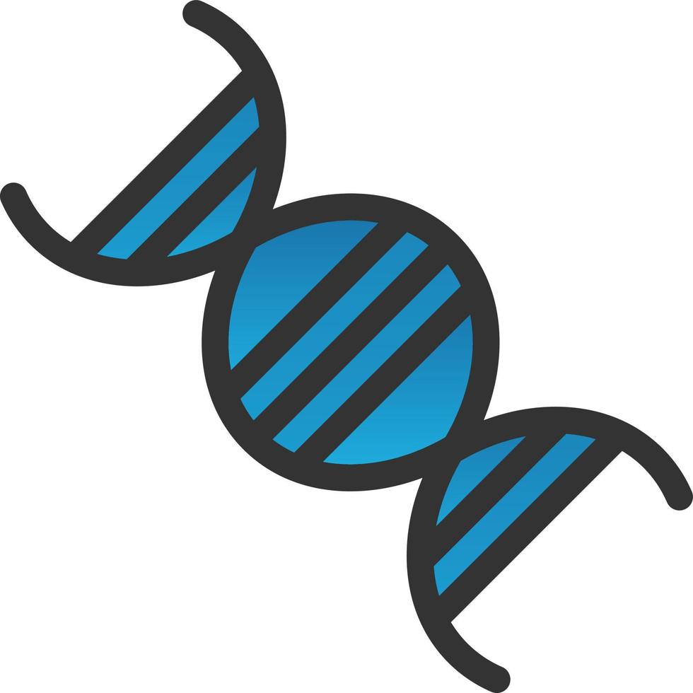 DNA-Vektor-Icon-Design vektor