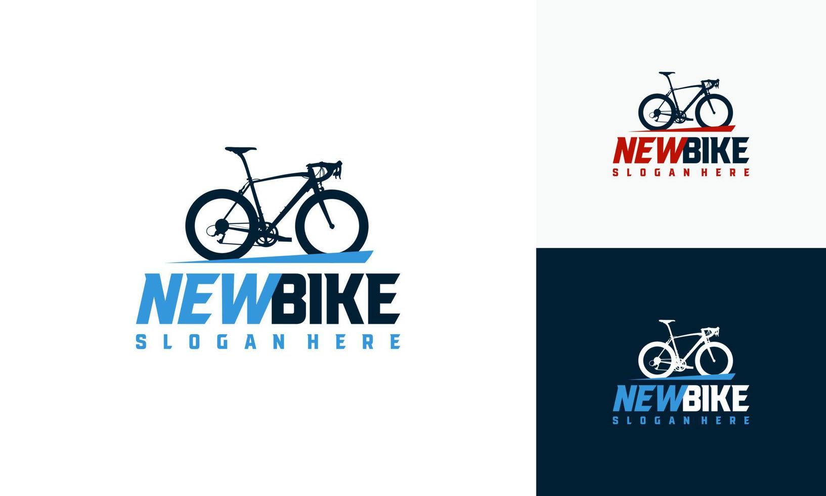 enkel tävlings cykel logotyp mönster mall, tävlings cykel logotyp vektor