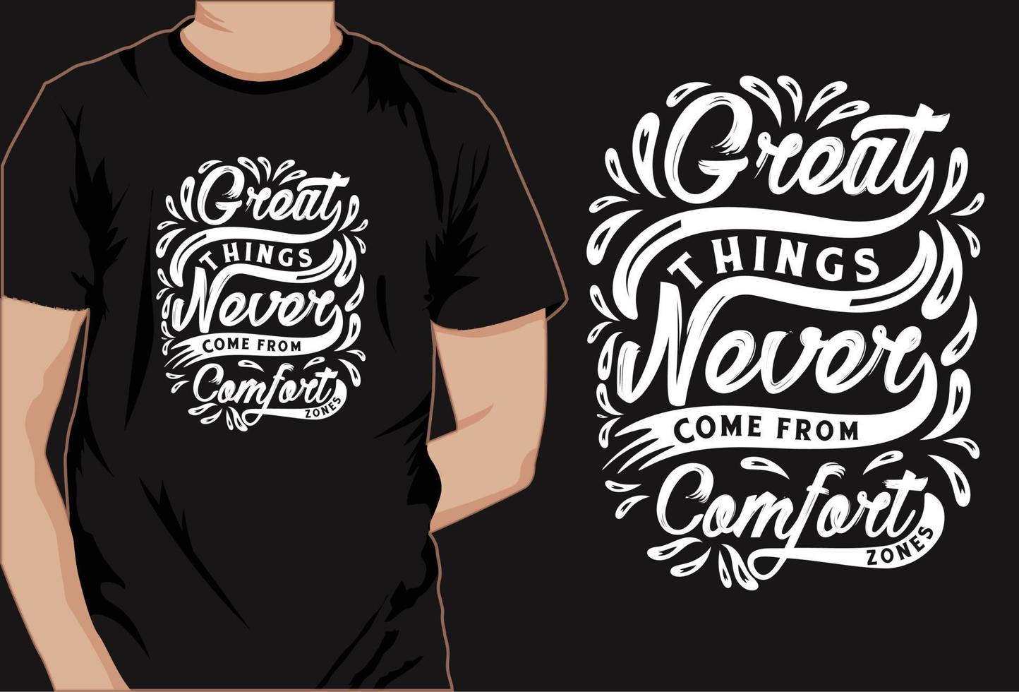 Motivierendes Spruch T-Shirt Design das ist kreatives Motivierendes Spruch T-Shirt Design T-Shirt Design, vektor