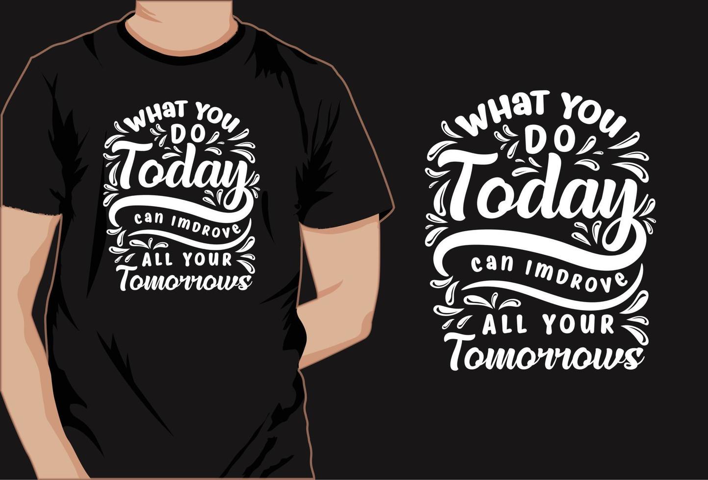 Motivierendes Spruch T-Shirt Design das ist kreatives Motivierendes Spruch T-Shirt Design T-Shirt Design, vektor