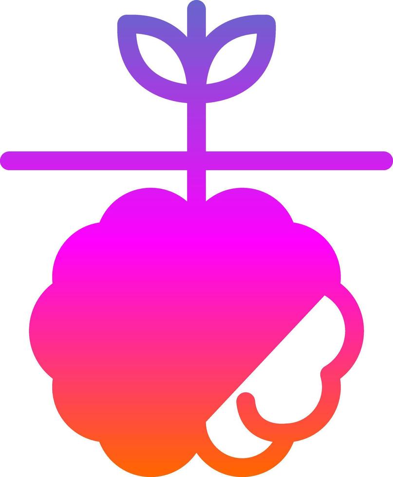 Vektor-Icon-Design für geistiges Wachstum vektor