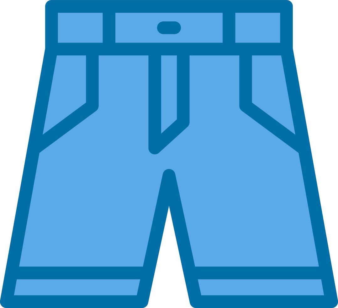 Denim-Shorts-Vektor-Icon-Design vektor