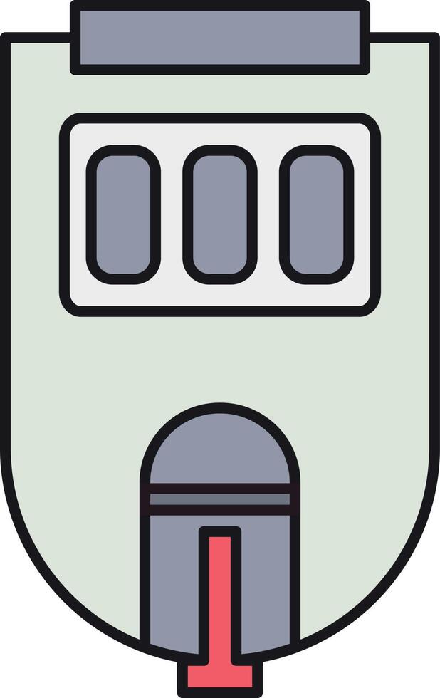 glucometer-vektorillustration auf einem hintergrund. hochwertige symbole. vektorikonen für konzept und grafikdesign. vektor