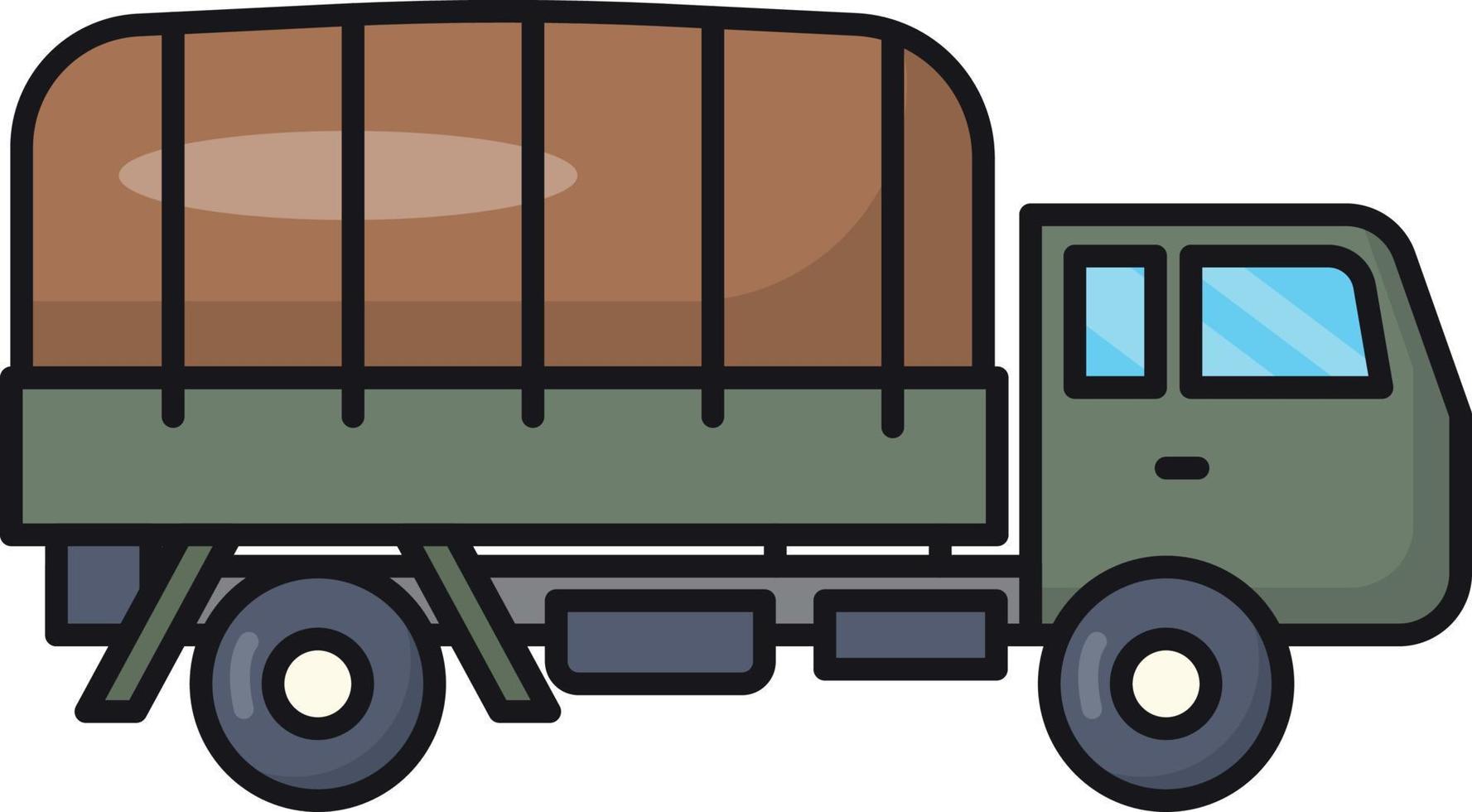behållare lastbil vektor illustration på en bakgrund.premium kvalitet symbols.vector ikoner för begrepp och grafisk design.