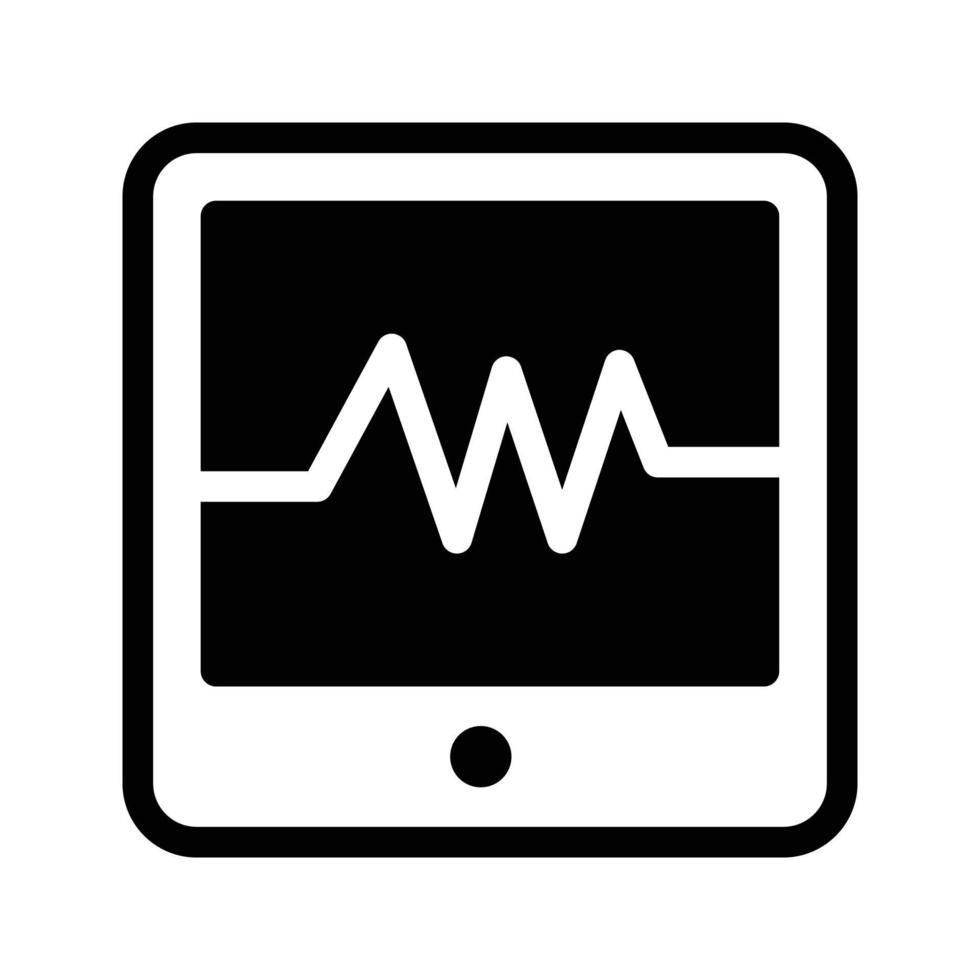 skärm puls vektor illustration på en bakgrund. premium kvalitet symbols.vector ikoner för koncept och grafisk design.