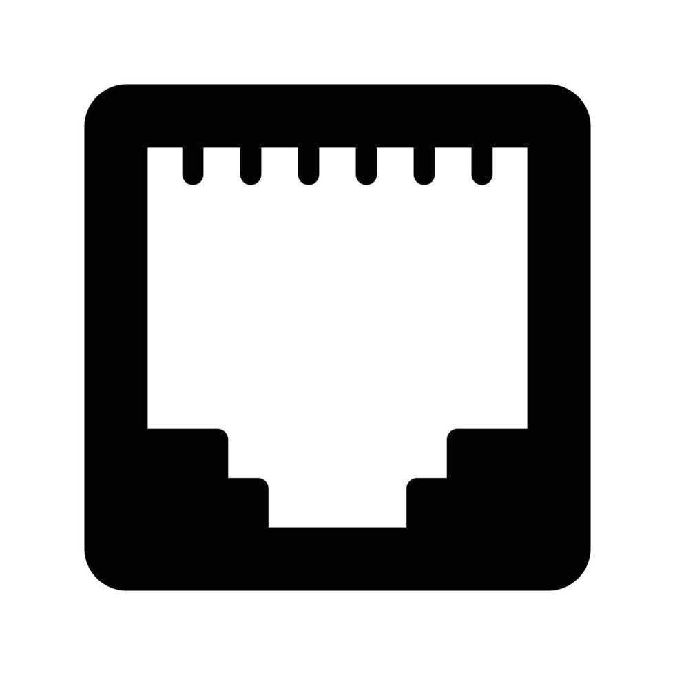 rj45 vektor illustration på en bakgrund.premium kvalitet symbols.vector ikoner för begrepp och grafisk design.